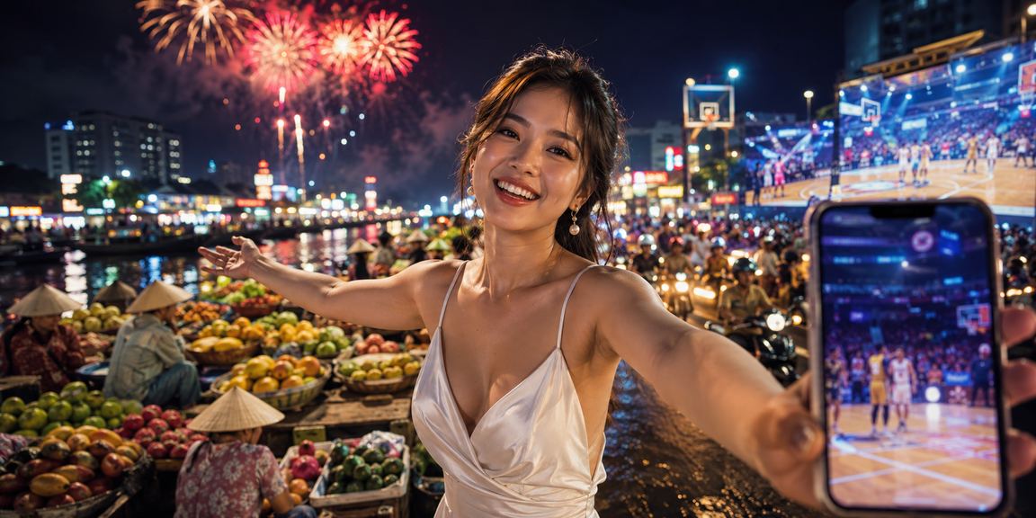 Không khí thể thao miền Tây minh họa trải nghiệm xem tỷ lệ trên mobile